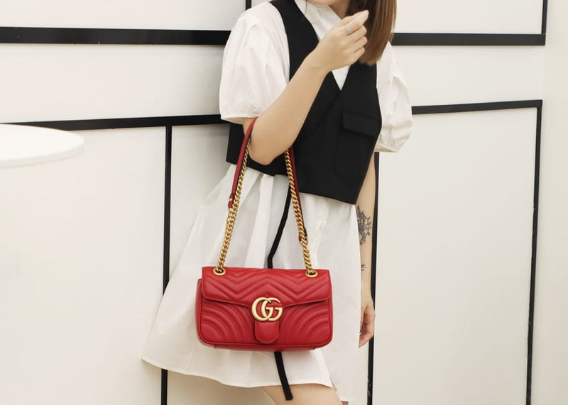 Bolsa Gucci Marmont Média