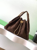 Chanel 25 Camurça Marrom