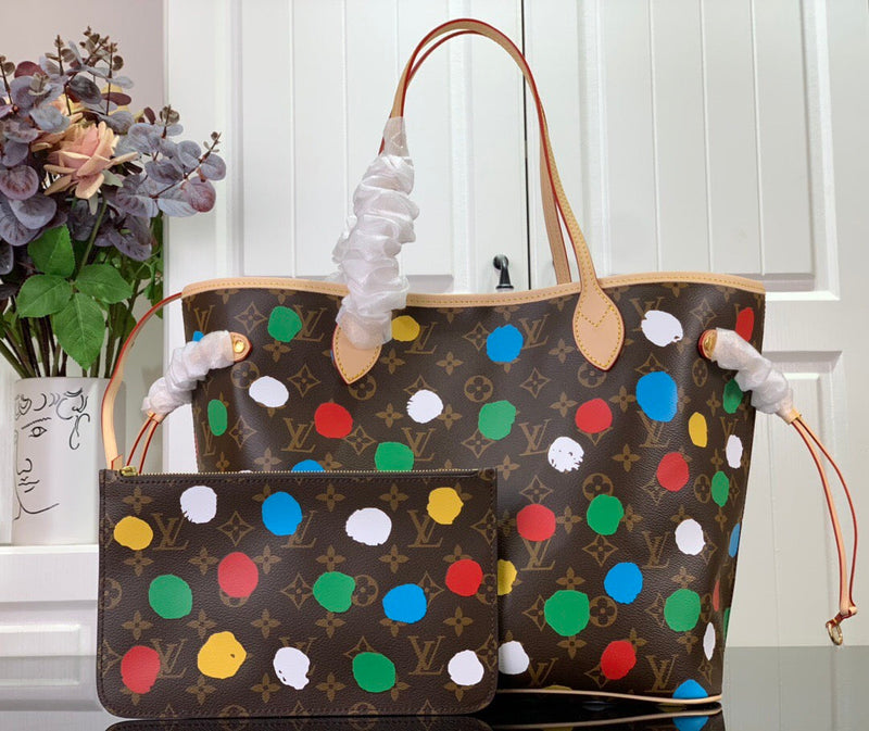 Bolsa Louis Vuitton x YK Neverfull MM