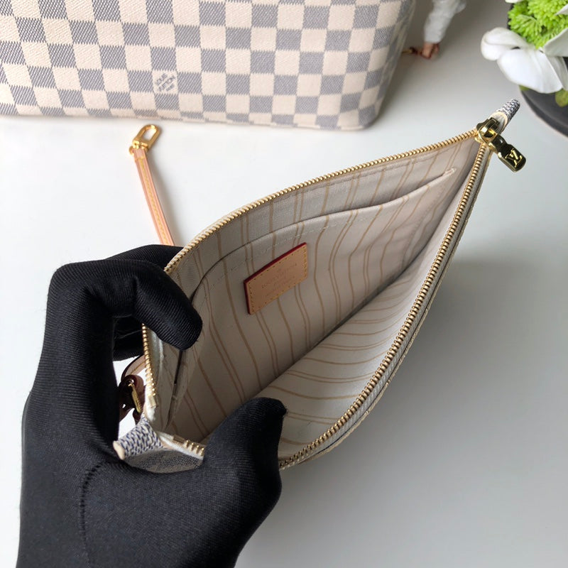 Bolsa Louis Vuitton LV Neverfull MM Damier Azur