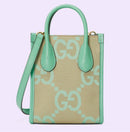 Bolsa Gucci Jumbo GG Mini Tote Bag Menta