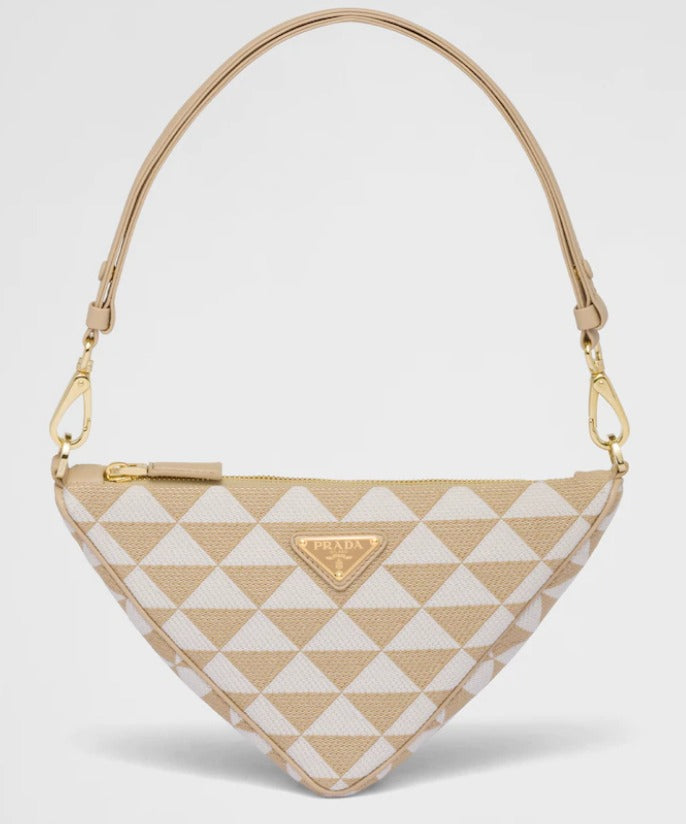 Bolsa Prada Mini em Jacquard Bordado