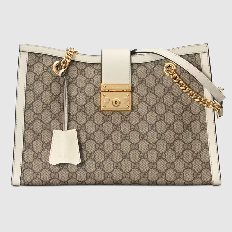 Bolsa Gucci Padlock GG de Ombro Média