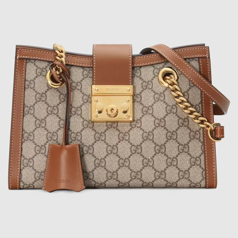 Bolsa Gucci Padlock GG de Ombro Pequena