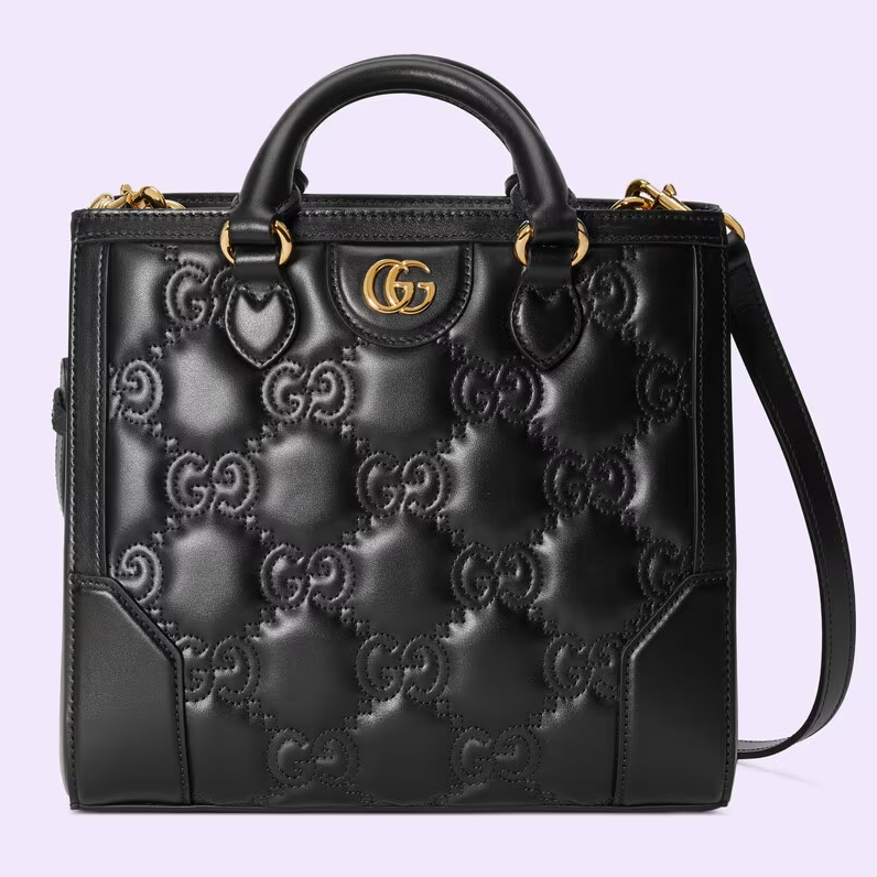 Bolsa Gucci GG matelassê Mini com Alça Superior