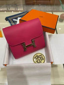 Bolsa Hermès Roulis Evercolor Rosa