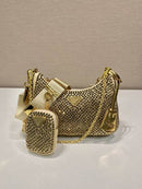 Bolsa Prada Dourado