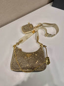 Bolsa Prada Dourado