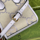 Bolsa Gucci Jumbo GG Mini Tote Bag no Lilás