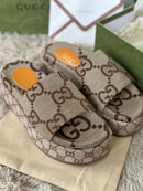 Slide Gucci Platform Sandal