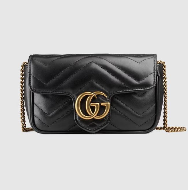 Bolsa Gucci GG Marmont Matelassê Pequena