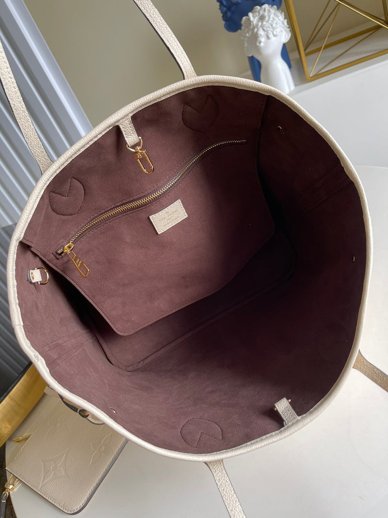 Bolsa Louis Vuitton LV Neverfull MM Creme