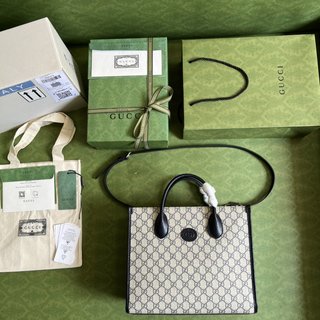 Bolsa Gucci tote Interlocking