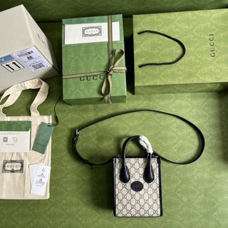 Bolsa Gucci MINI TOTE WITH INTERLOCKING