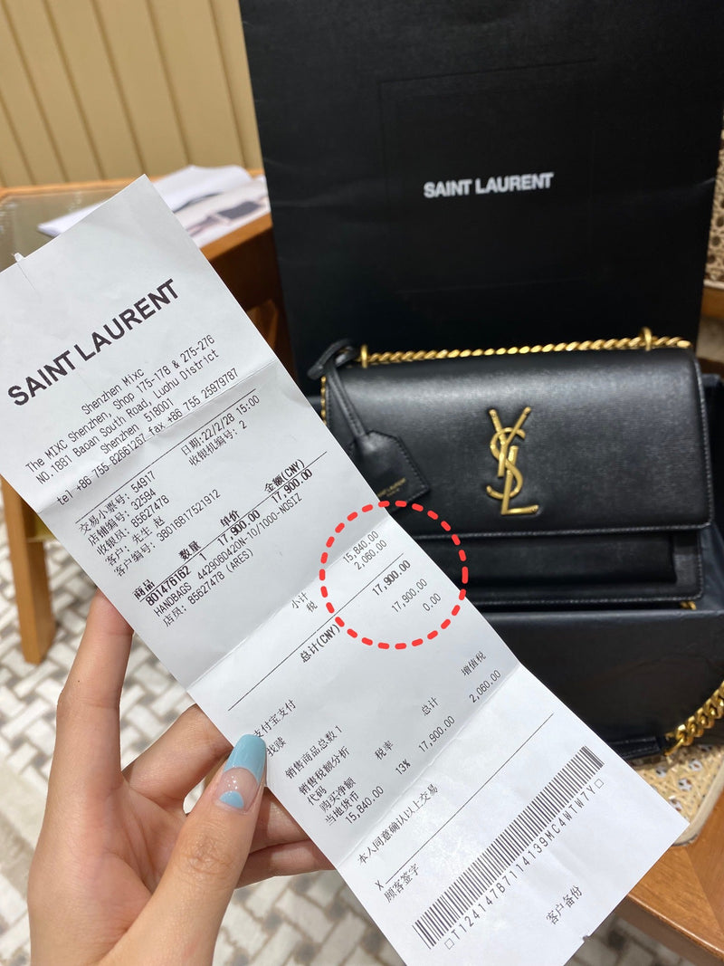 Bolsa YSL Sunset 22CM