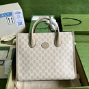 Bolsa Gucci SMALL TOTE WITH INTERLOCKING