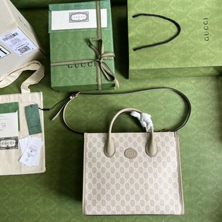Bolsa Gucci SMALL TOTE WITH INTERLOCKING