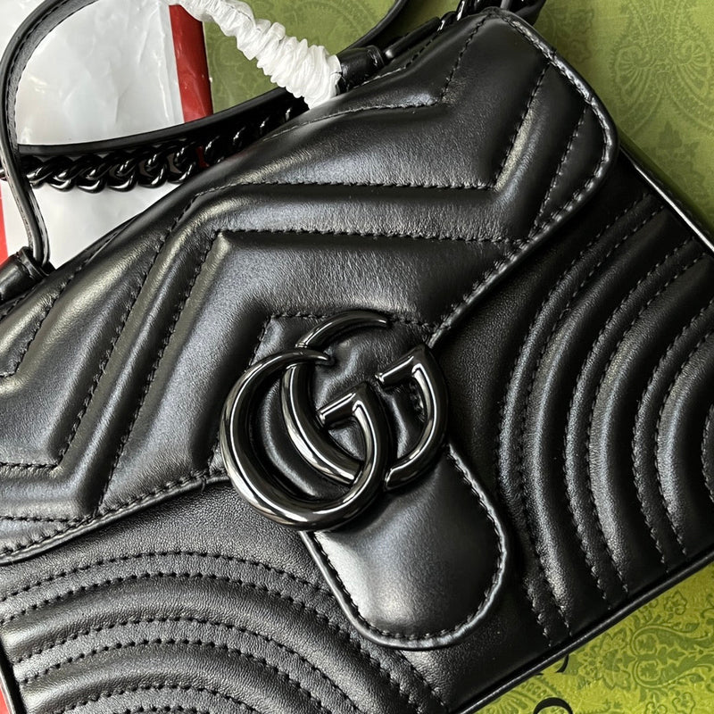 Bolsa Gucci alça superior GG Marmont