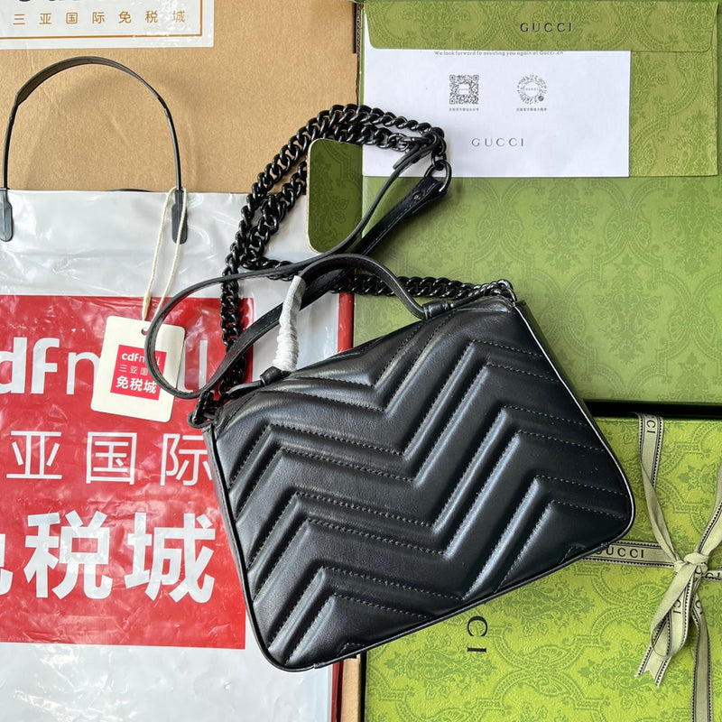 Bolsa Gucci alça superior GG Marmont
