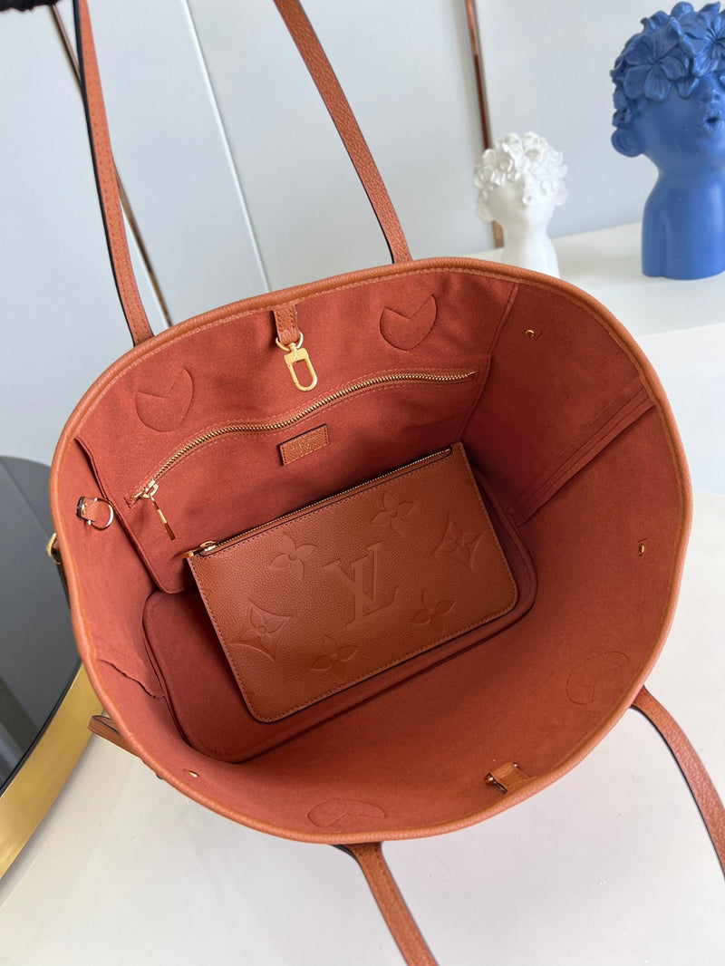 Bolsa Louis Vuitton LV Neverfull MM Cognac