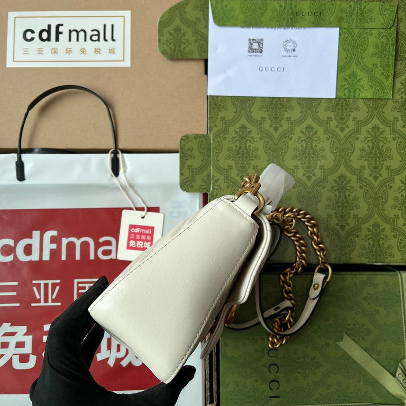 Bolsa Gucci alça superior GG Marmont