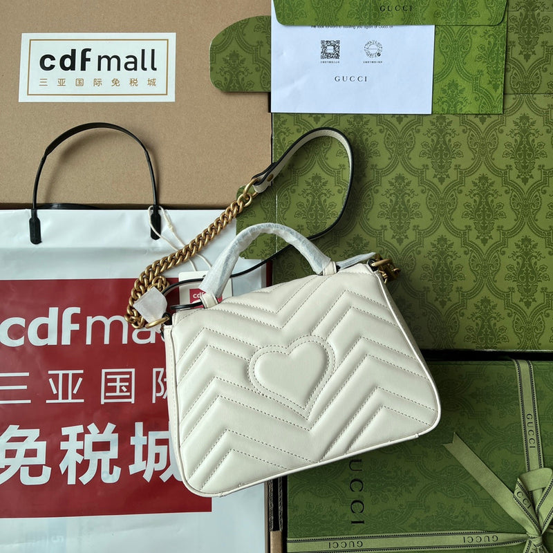 Bolsa Gucci alça superior GG Marmont