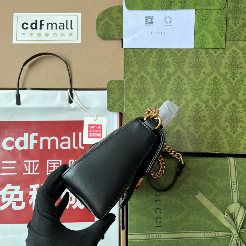 Bolsa Gucci alça superior GG Marmont
