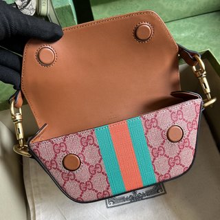 Bolsa Gucci Supreme Web Mini
