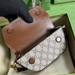 Bolsa Gucci Supreme Web Mini