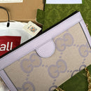 Bolsa Gucci Modelo Ophidia com Double G Pequena de Ombro Estampada