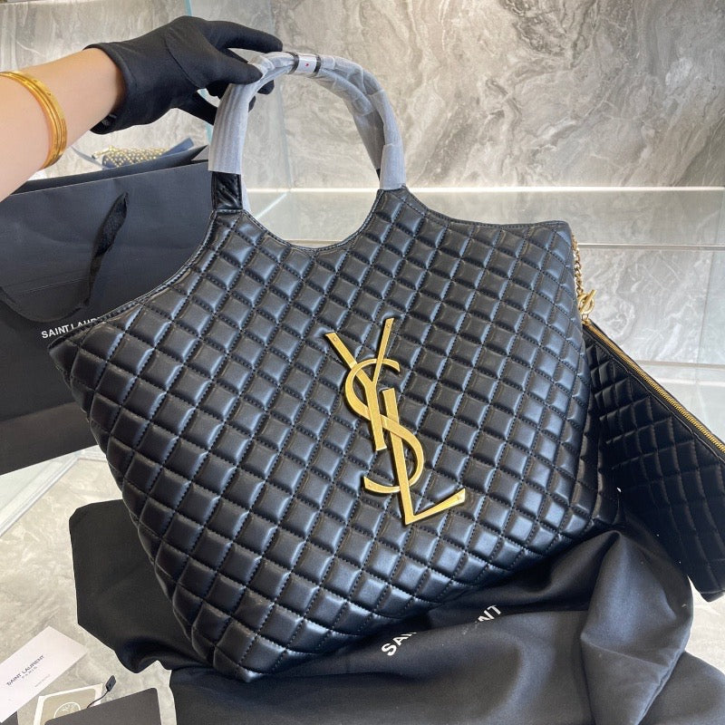 Bolsa YSL Tote Icare Matelassê - Saint Laurent Inspired