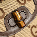 Bolsa Gucci Bamboo 1947 jumbo GG small top handle bag