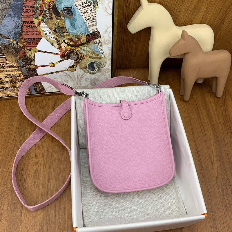 Bolsa Hermès Mini Evelyn 17cm Clemence X9