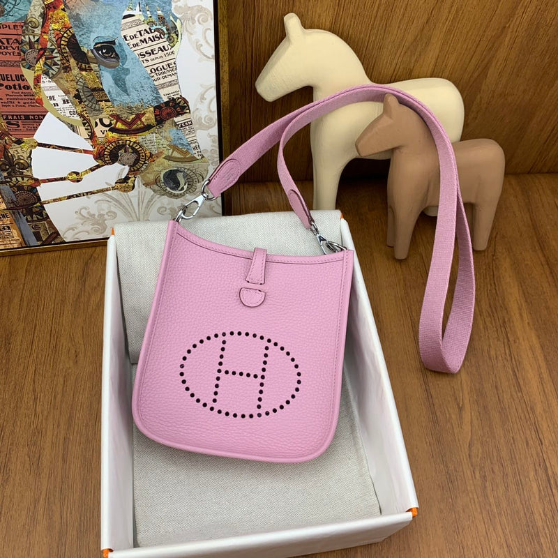 Bolsa Hermès Mini Evelyn 17cm Clemence X9