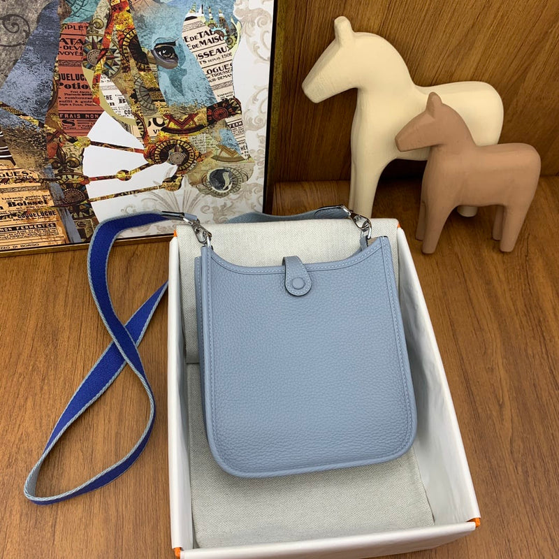 Bolsa Hermès Mini Evelyn 17cm Clemence J7