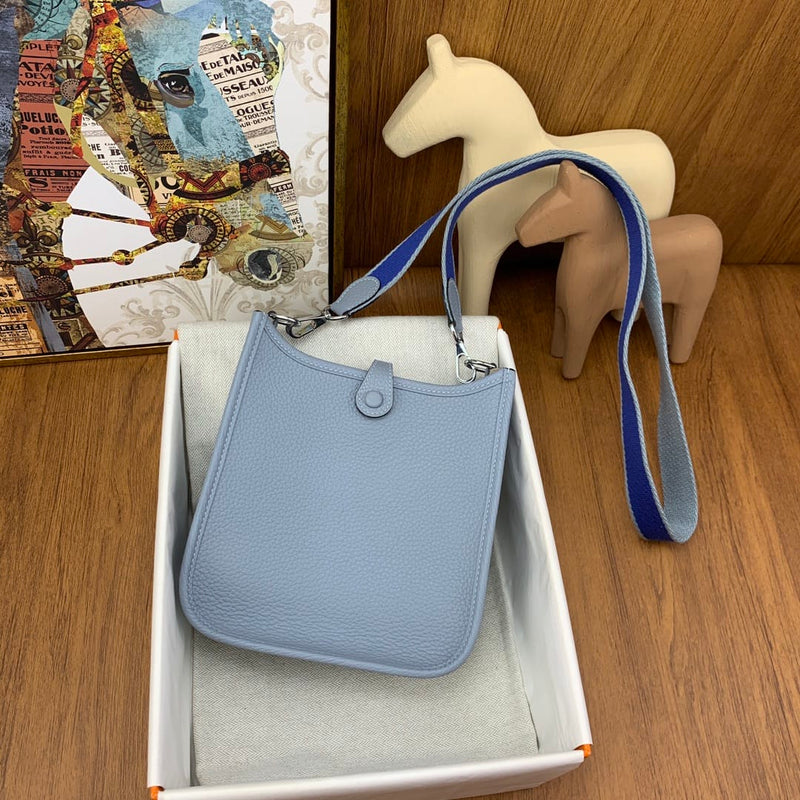 Bolsa Hermès Mini Evelyn 17cm Clemence J7