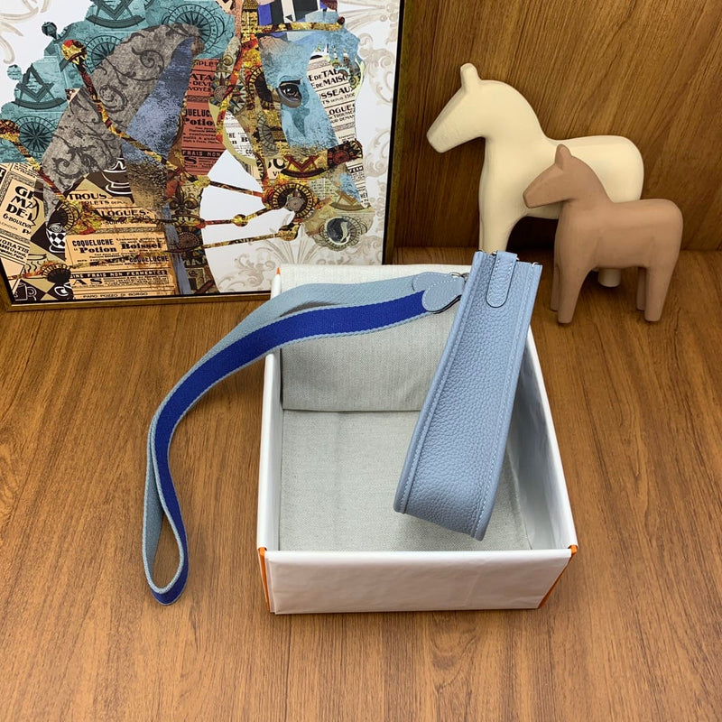 Bolsa Hermès Mini Evelyn 17cm Clemence J7
