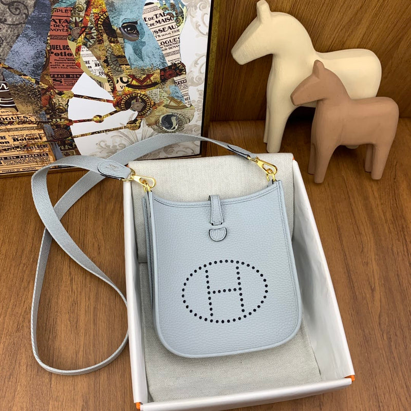 Bolsa Hermès Mini Evelyn 17cm Clemence TO