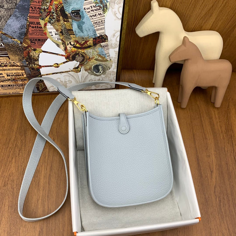 Bolsa Hermès Mini Evelyn 17cm Clemence TO