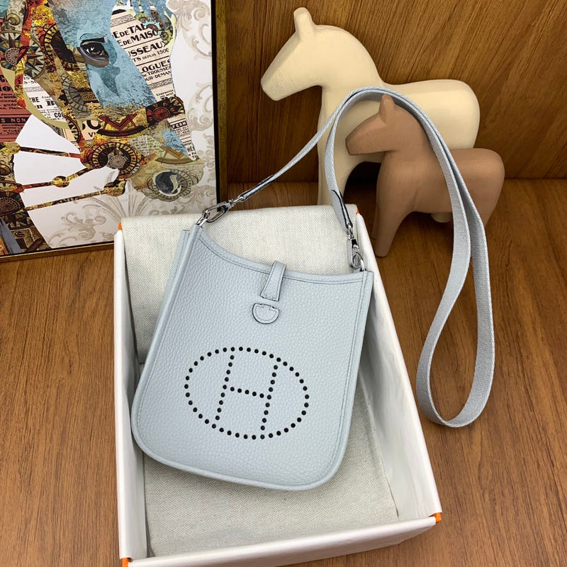 Bolsa Hermès Mini Evelyn 17cm Clemence TO