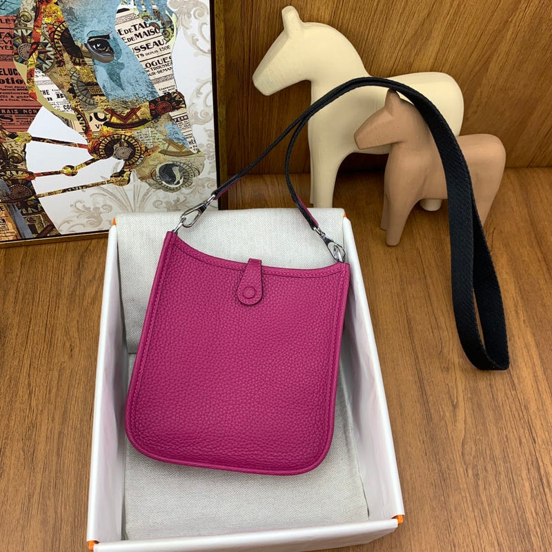 Bolsa Hermès Mini Evelyn 17cm Clemence L3