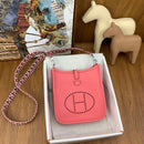 Bolsa Hermès Mini Evelyn 17cm Clemence