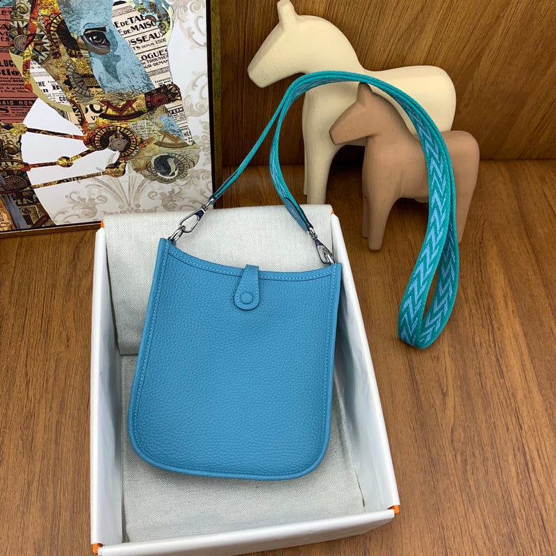 Bolsa Hermès Mini Evelyn 17cm Clemence