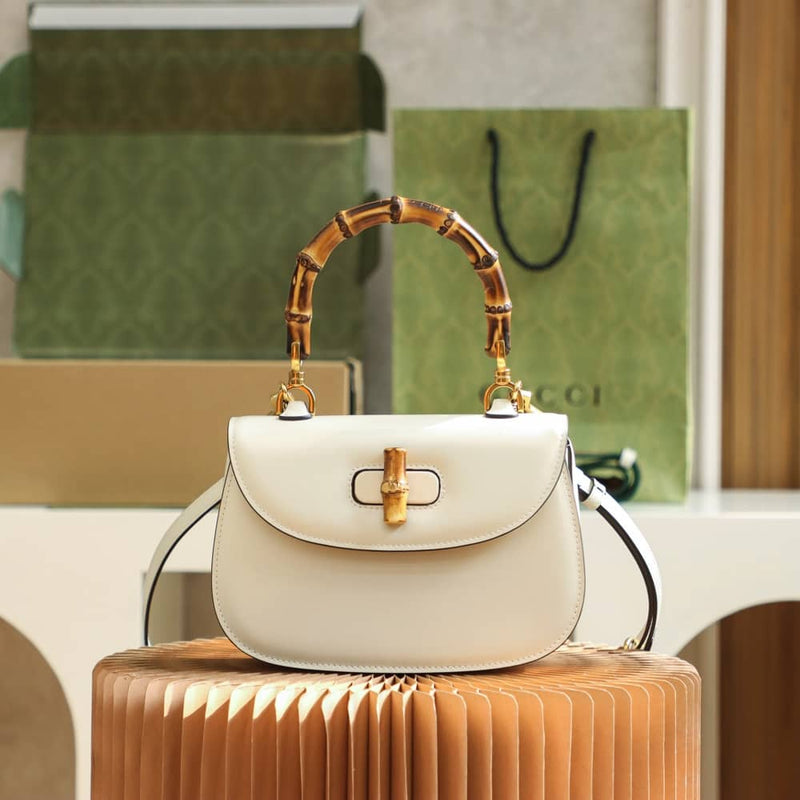 Bolsa Gucci Bamboo 1947 small top handle bag