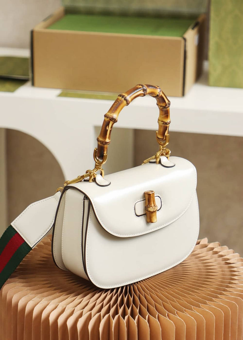 Bolsa Gucci Bamboo 1947 small top handle bag