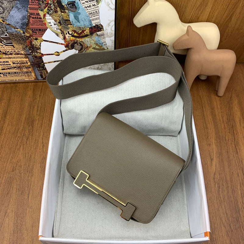 Bolsa Hermès geta chevre