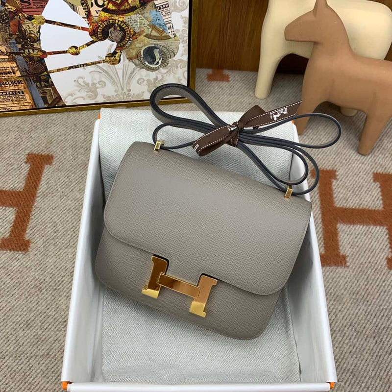 Bolsa Hermès constance 19cm Epsom M8