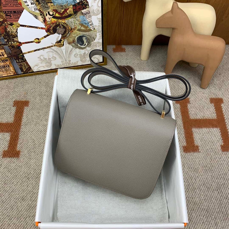 Bolsa Hermès constance 19cm Epsom M8