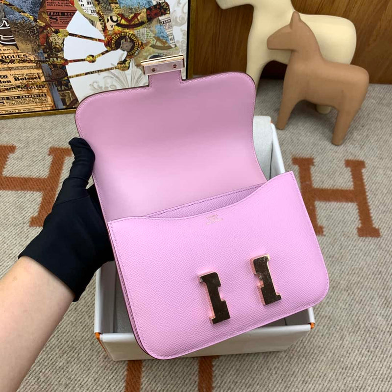 Bolsa Hermès Constance19cm Epsom