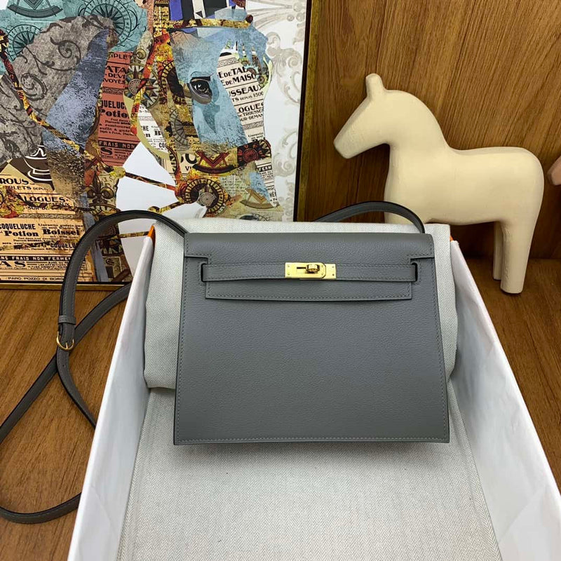 Bolsa Hermès kelly danse 22cm evercolor